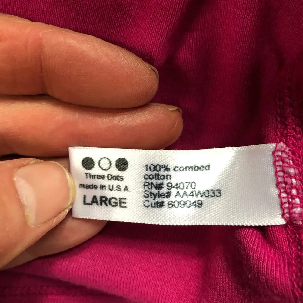 NWOT Gorgeous British boat neck T shirt, from 3 Dots! - Picture 10 of 11